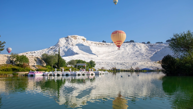 Side ve Manavgat : Özel Sıcak Hava Balonu ile Pamukkale ve Hierapolis Gezisi