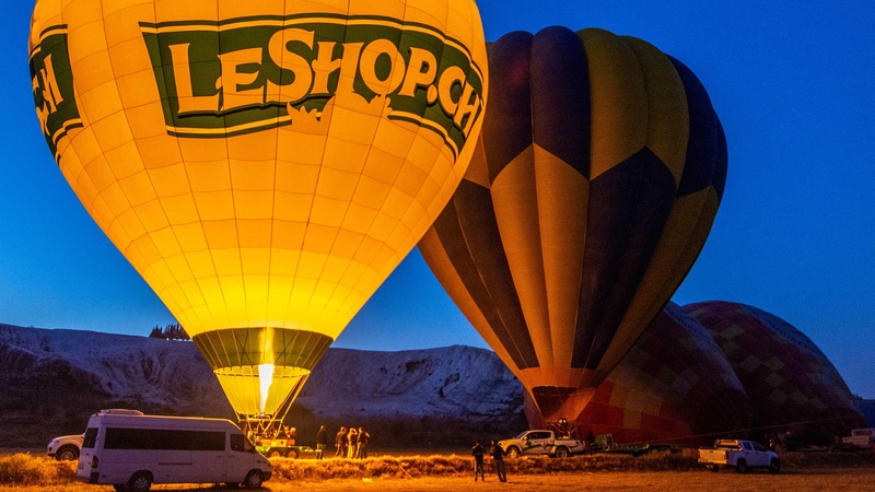 Kemer : Gün Doğumu Sıcak Hava Balon ve Pamukkale Turu